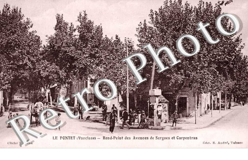 rond-point des avenues de Sorgnes et Carpentras