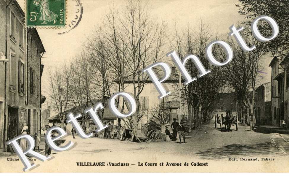 Le cours et Avenue de Cadenet