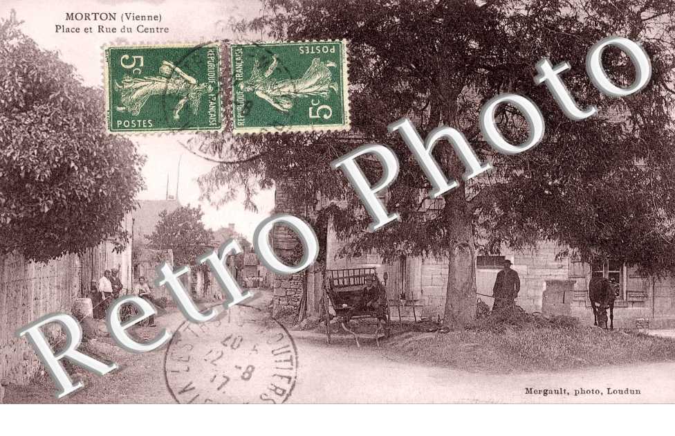 Place et rue du centre