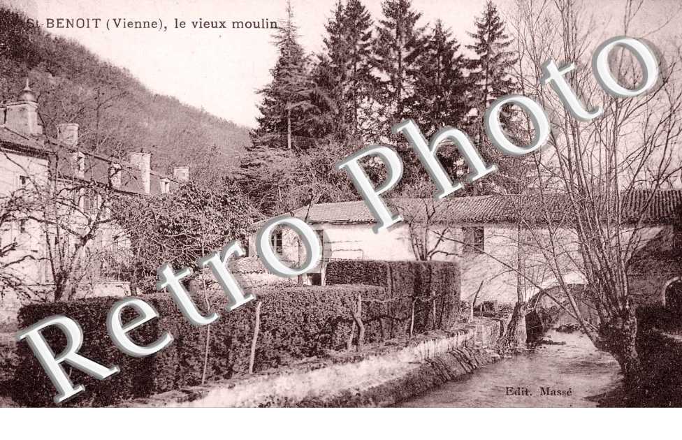 Saint Benoit - le vieux moulin