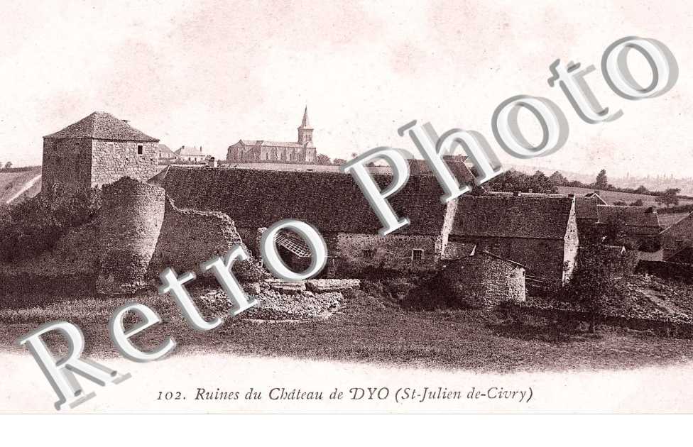 RUINES DU CHATEAU de Dyo