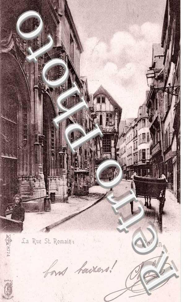 La rue Saint Romain