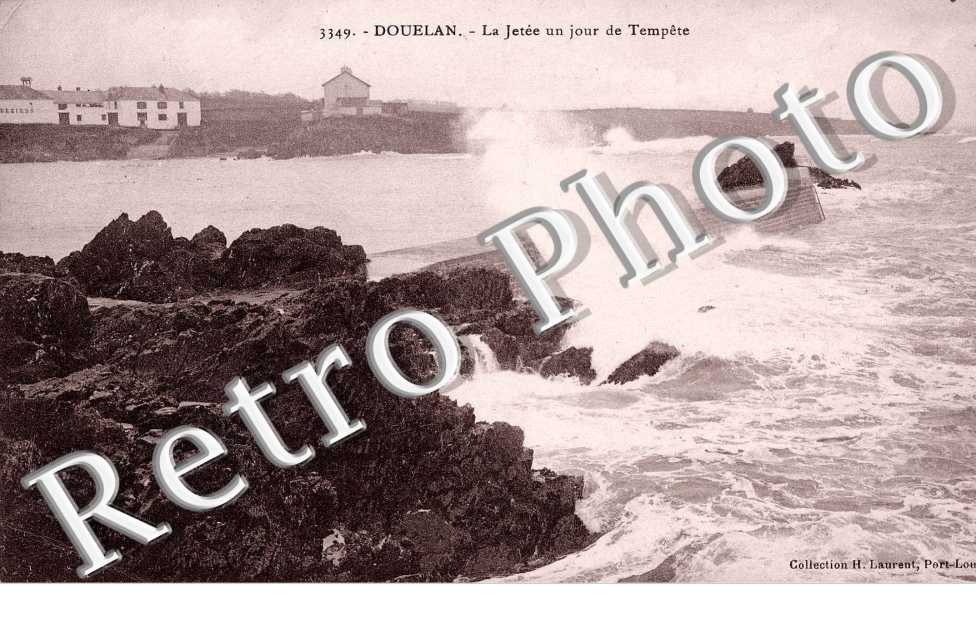 Douelan, la Jetee un jour de Tempete (Doelan)