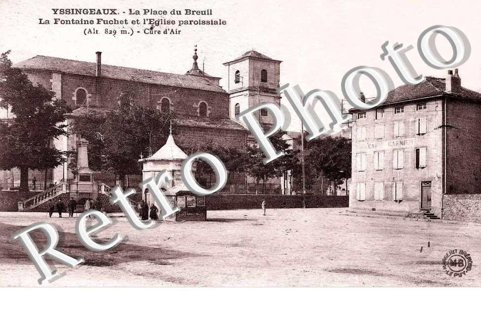 place du Breuil, Fontaine Fuchet et Eglise