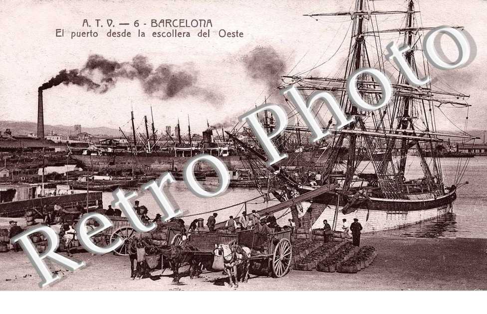 El puerto desde la escollera del Oeste