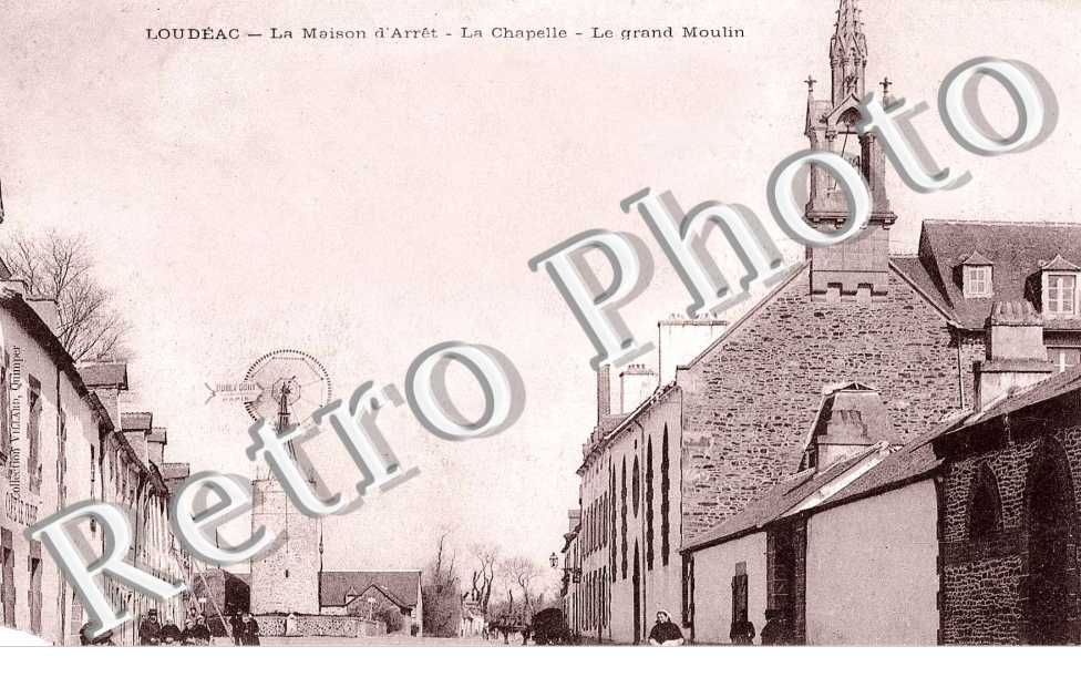 la maison d'arret, la chapelle, le grand moulin