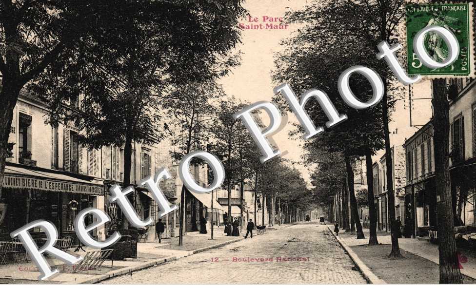 Boulevard national , le parc de saint maur