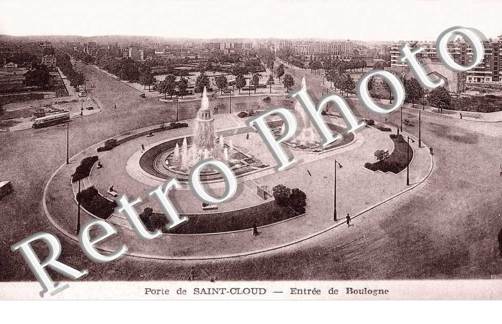PORTE DE SAINT CLOUD entrée de Boulogne