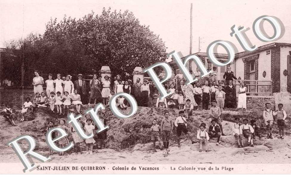 Saint Julien - La Colonie de Vacances vue de la Plage