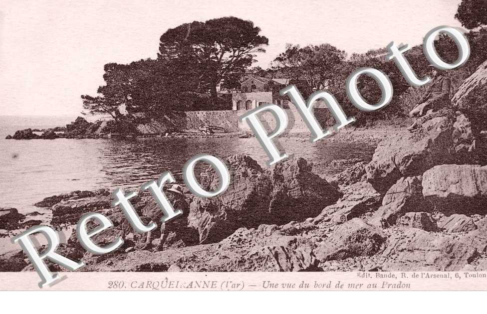 Une vue du bord de mer au Pradon