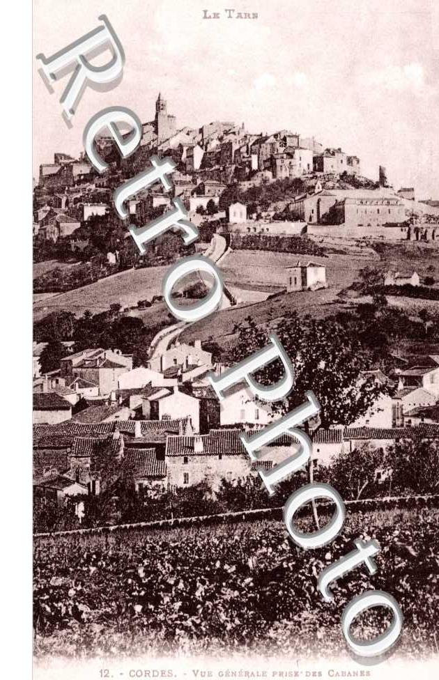Vue generale prise des Cabanes