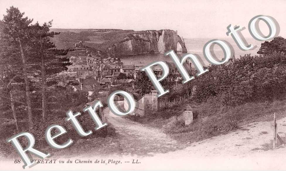 Vue du chemin de la plage