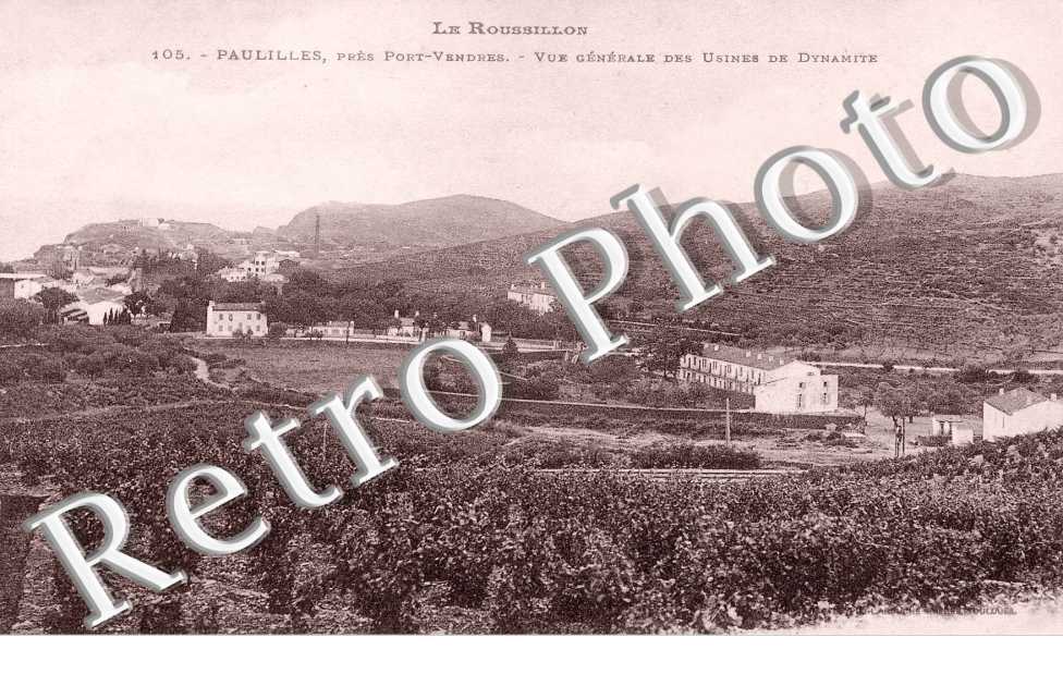 PAULILLES vue generale des Usines de Dynamite