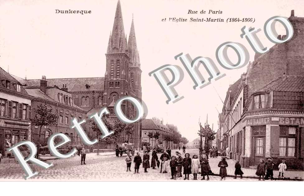 rue de Paris et l'église Saint-Martin