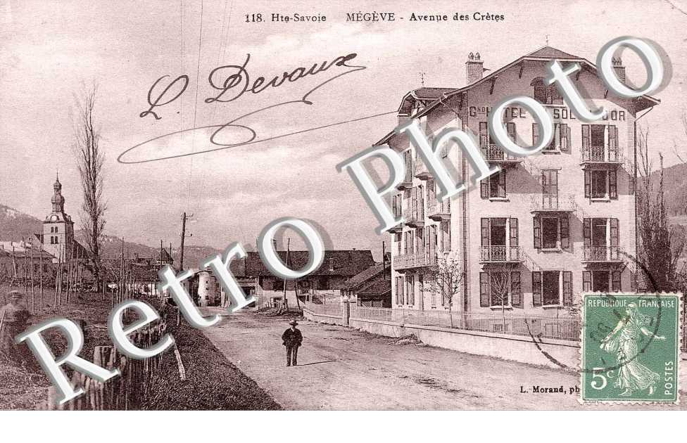 Avenue des cretes - grand ootel de soleil d'or