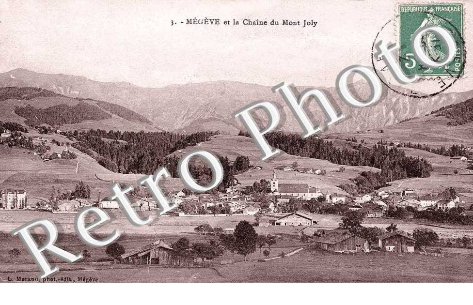 vue generale et la chaine du Mont Joly