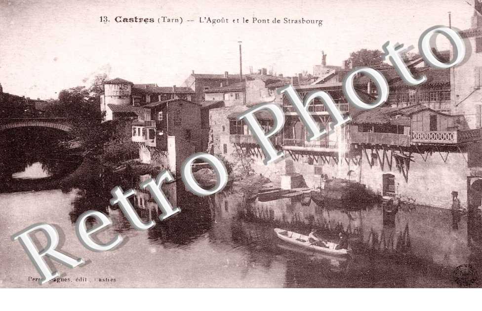 l'Agout et le Pont de Strasbourg