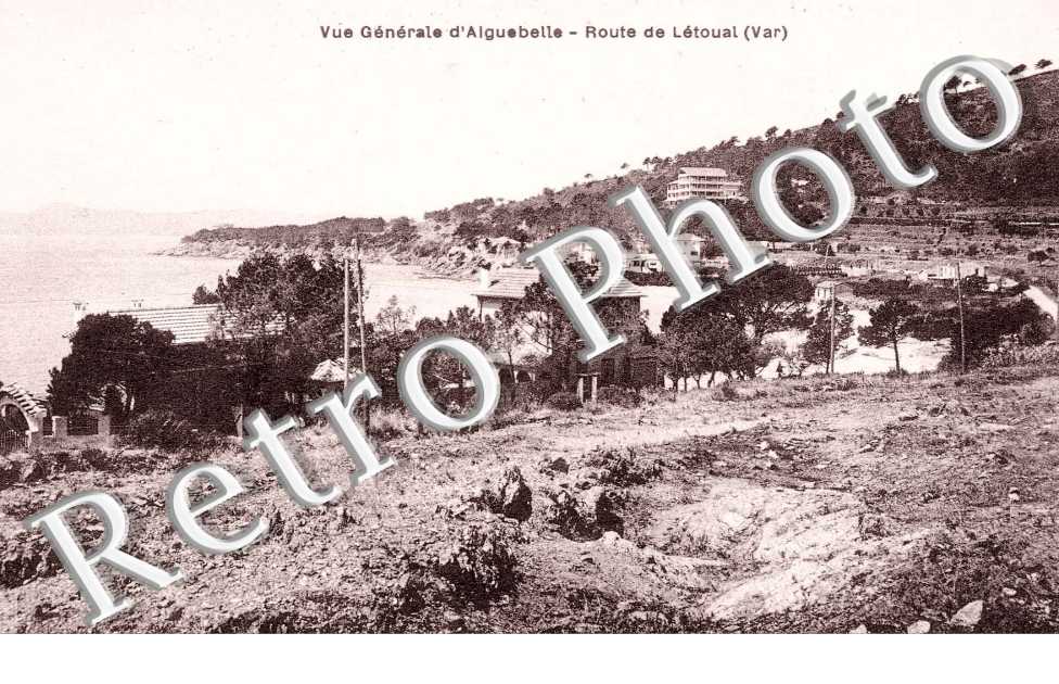 vue generale d'Aiguebelle  route de Letoual