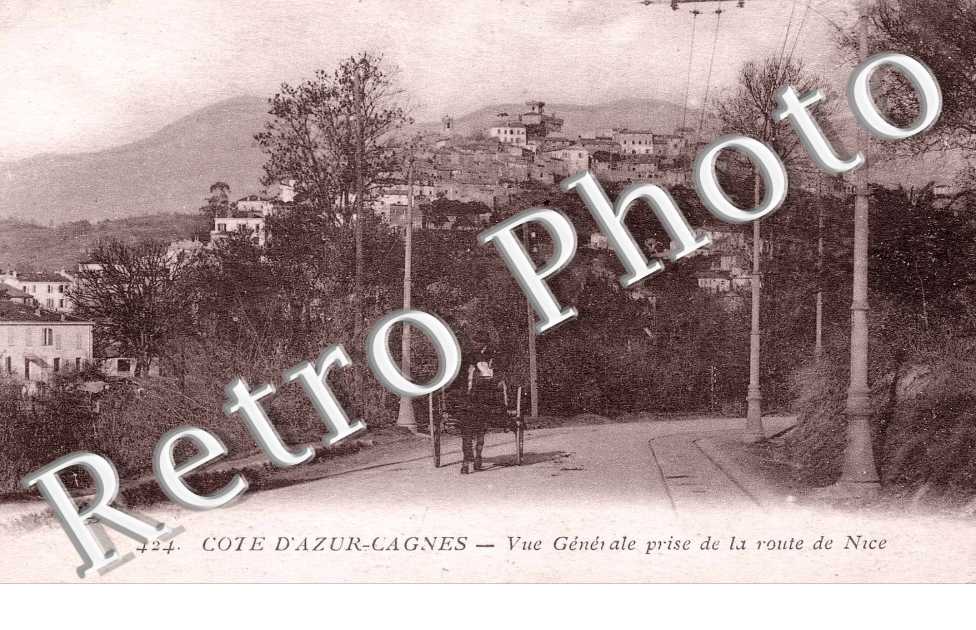vue generale prise de la route de Nice