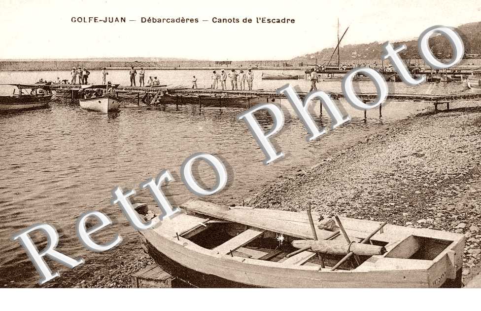 debarcaderes, Canots de l'escadre