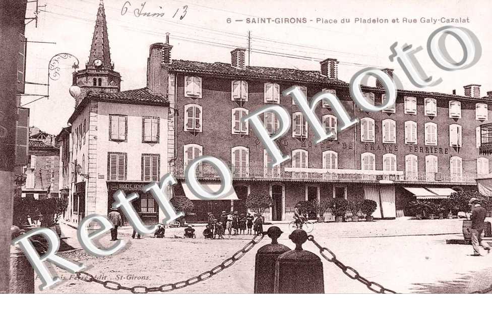 place du Pladelon et rue Galy Cazalat
