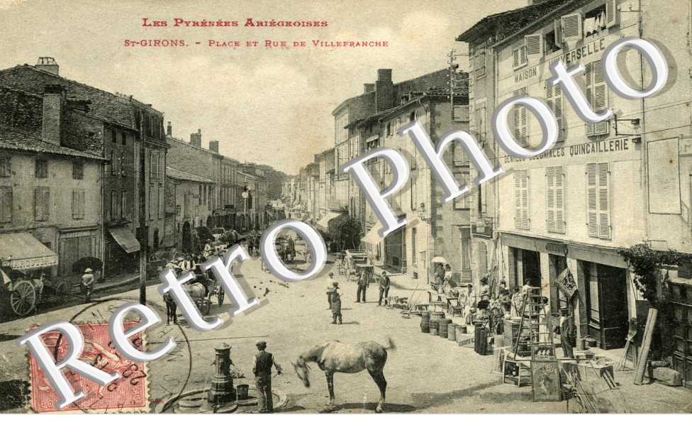 Place et rue de Villefranche