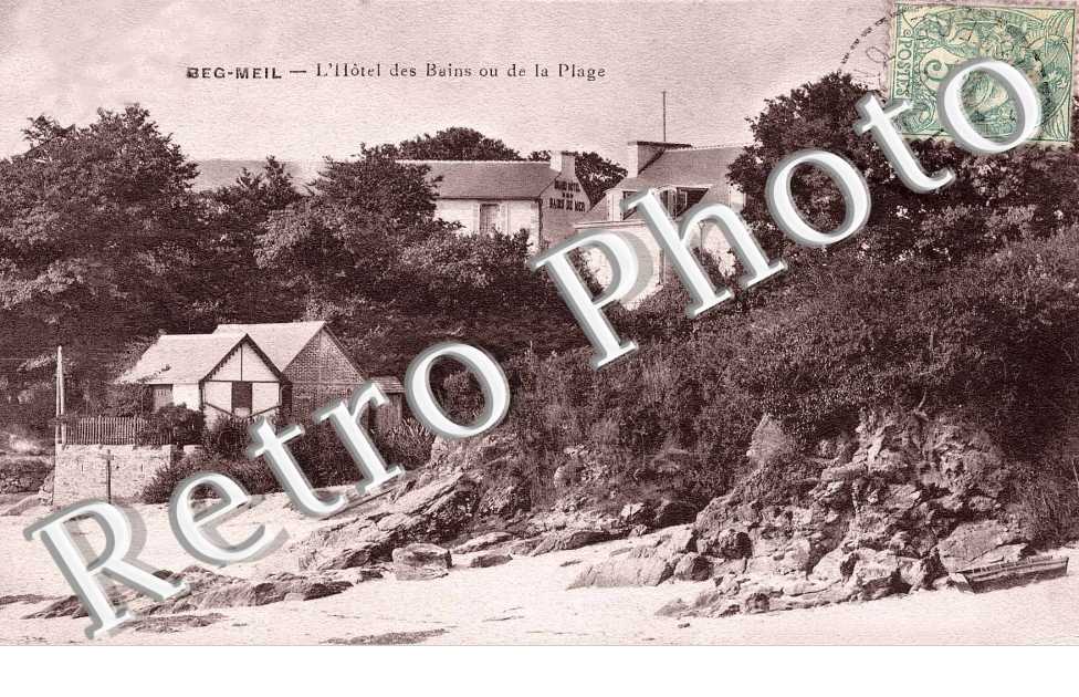 Beg Meil  L'Hotel des Bains ou de la plage