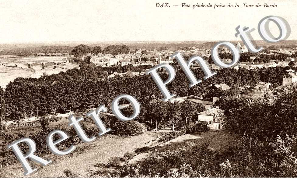 vue generale  prise de la Tour de Borda