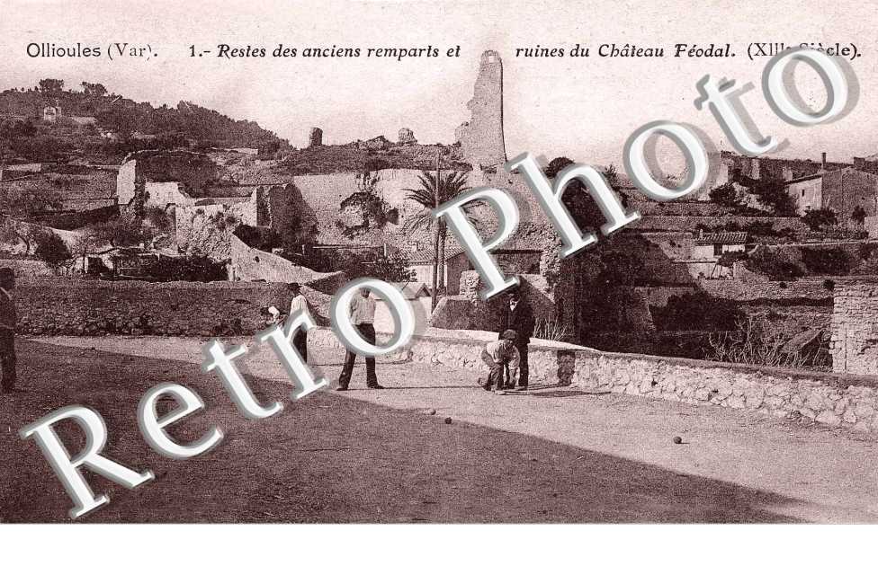 Restes de Anciens Remparts et Ruines du Chateau Feodal
