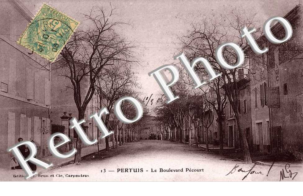 Le boulevard Pecourd