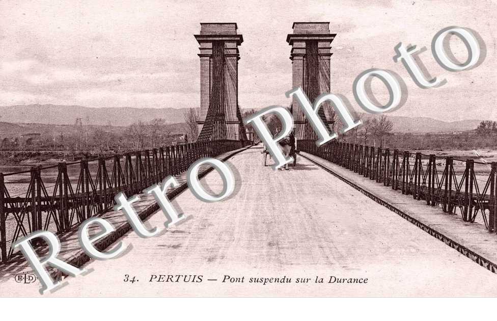 Pont Suspendu sur la Durance