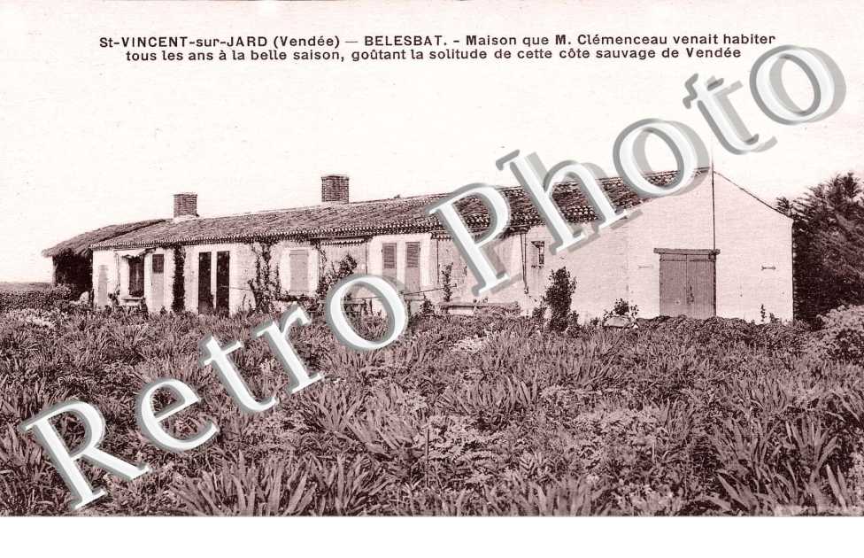 Maison que Clemenceau venait habiter a la belle saison