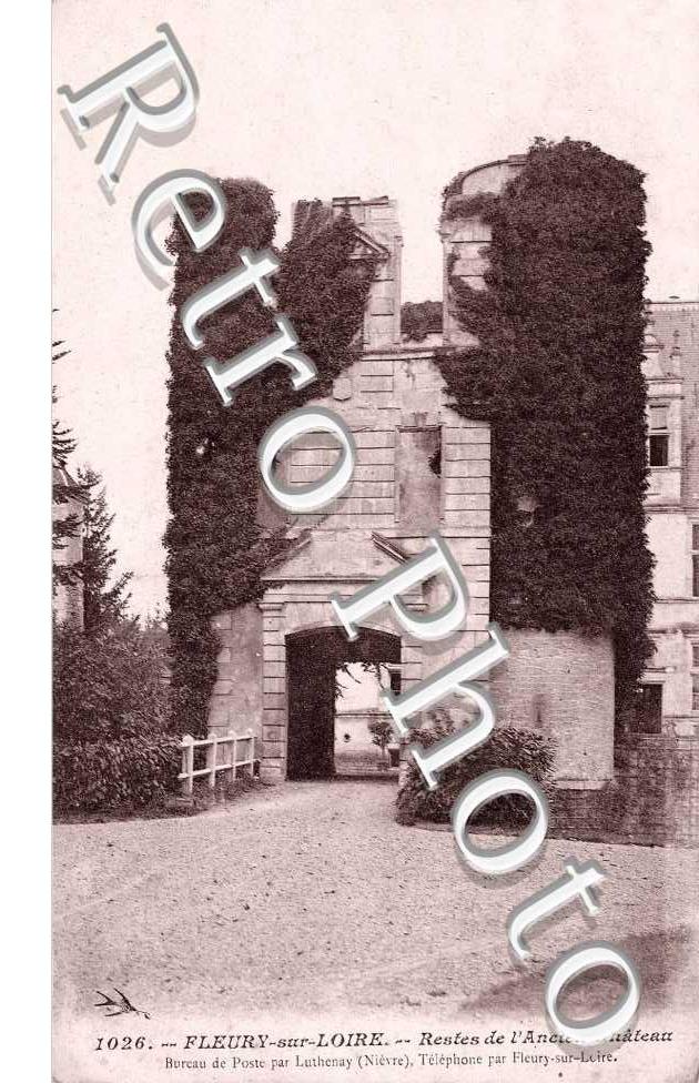 restes de l'ancien chateau