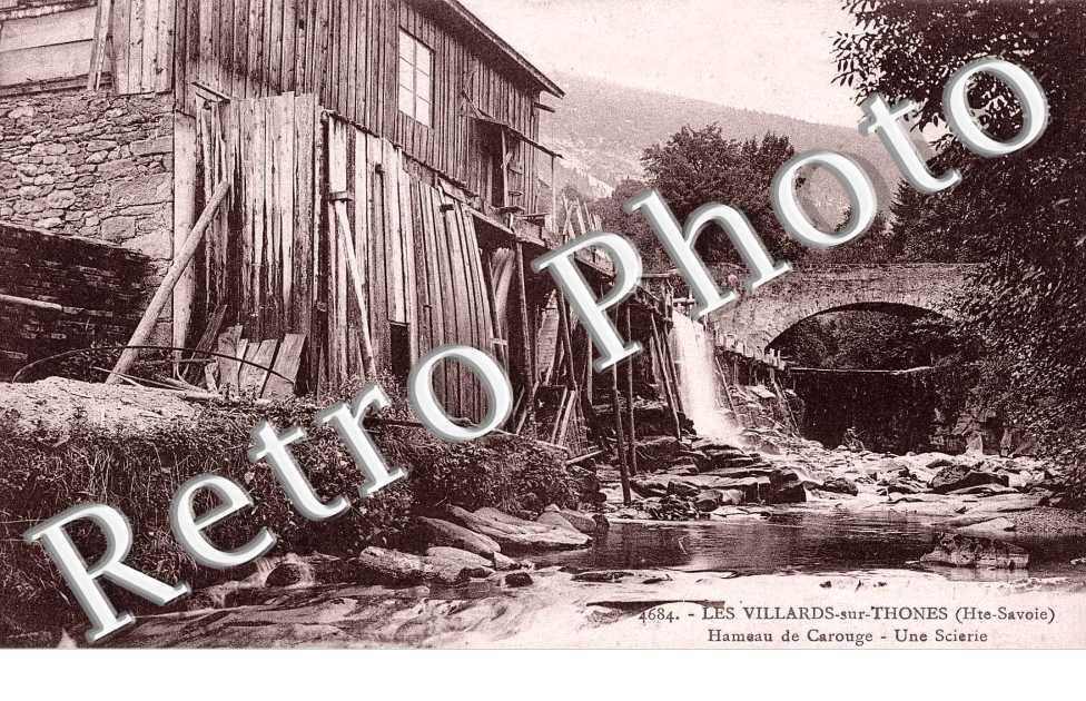 Hameau de Carouge, Une Scierie