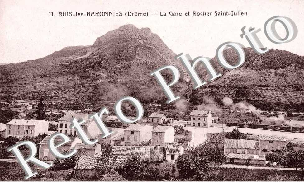 la gare et rocher St Julien
