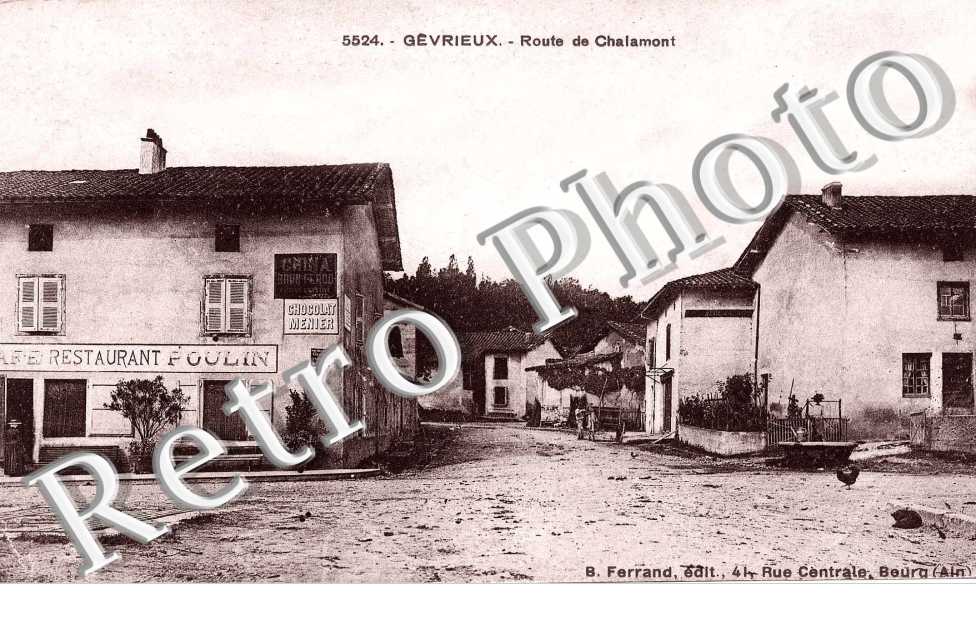Gevrieux  Route de Chalamont