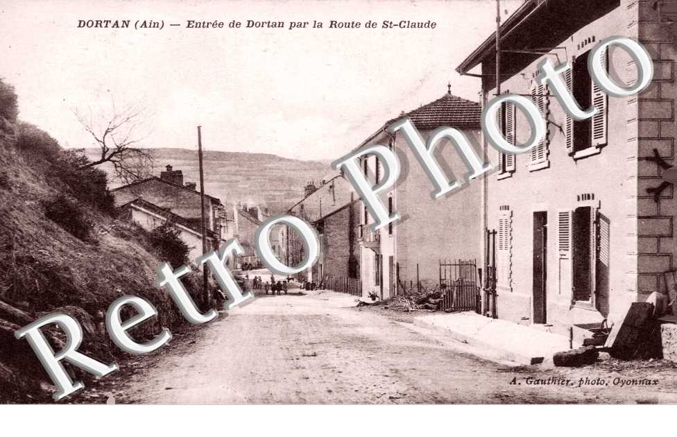 Entree de Dortan par la route de St-Claude