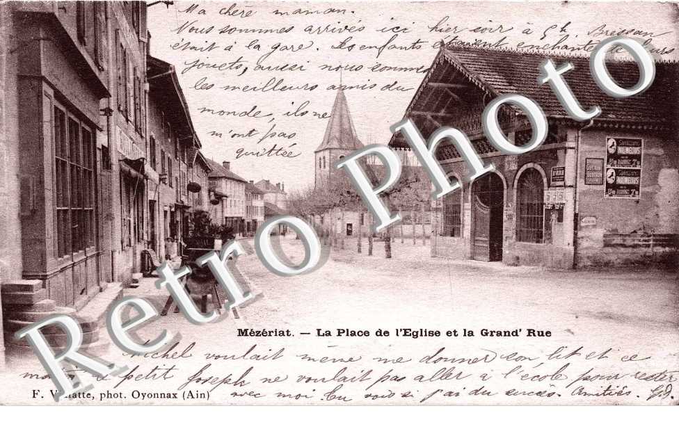 la Place de l'Eglise et la Grand'Rue