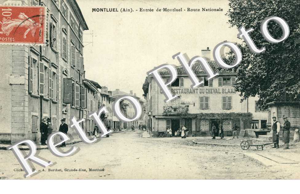 Entree de Montluel, Route Nationale
