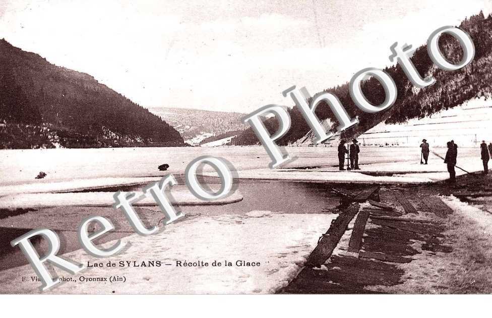 Lacs de SYLANS, Recolte de la Glace