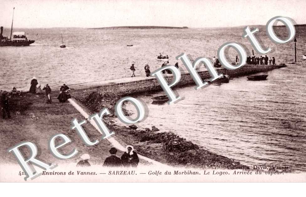 Le Logeo - Arrivée d'un Vapeur