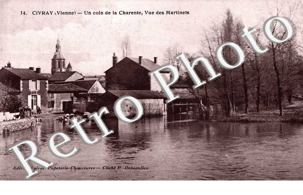 Un coin de la Charente vue des Martinets