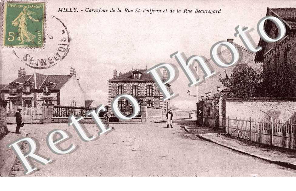 Carrefour de la rue Saint Vulfran et de la rue Beauregard