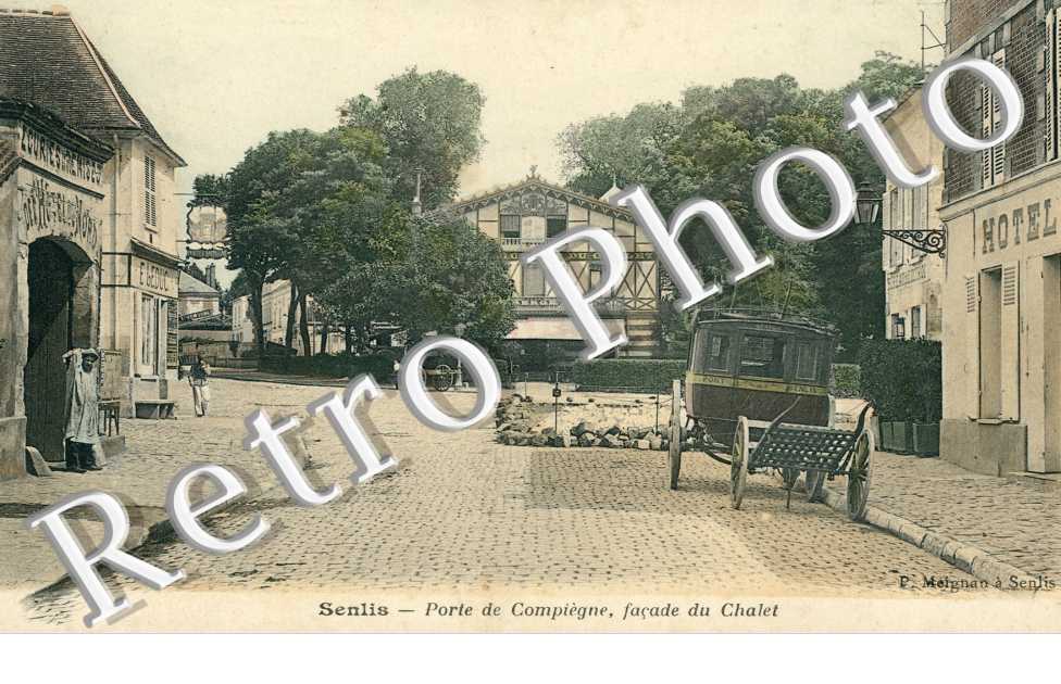 porte de Compiegne, facade du chalet