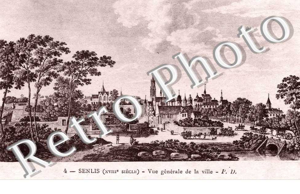 vue generale de la ville (XVIIIe siecle)