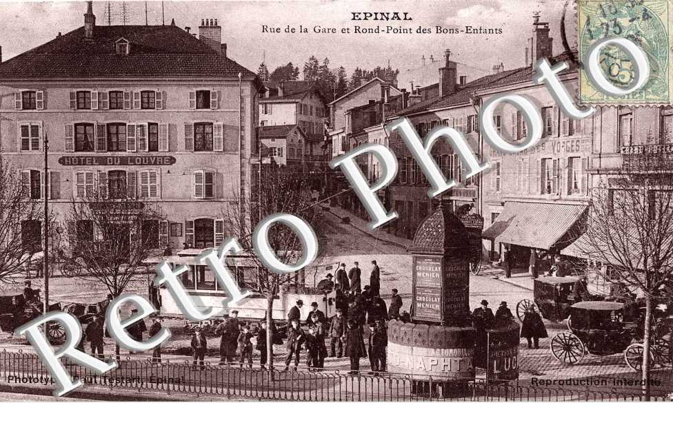 Rue de la Gare et Rond Pont des Bons Enfants