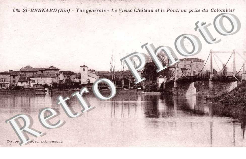 le Vieux Chateau et le Pont, Vue prise du Colombier
