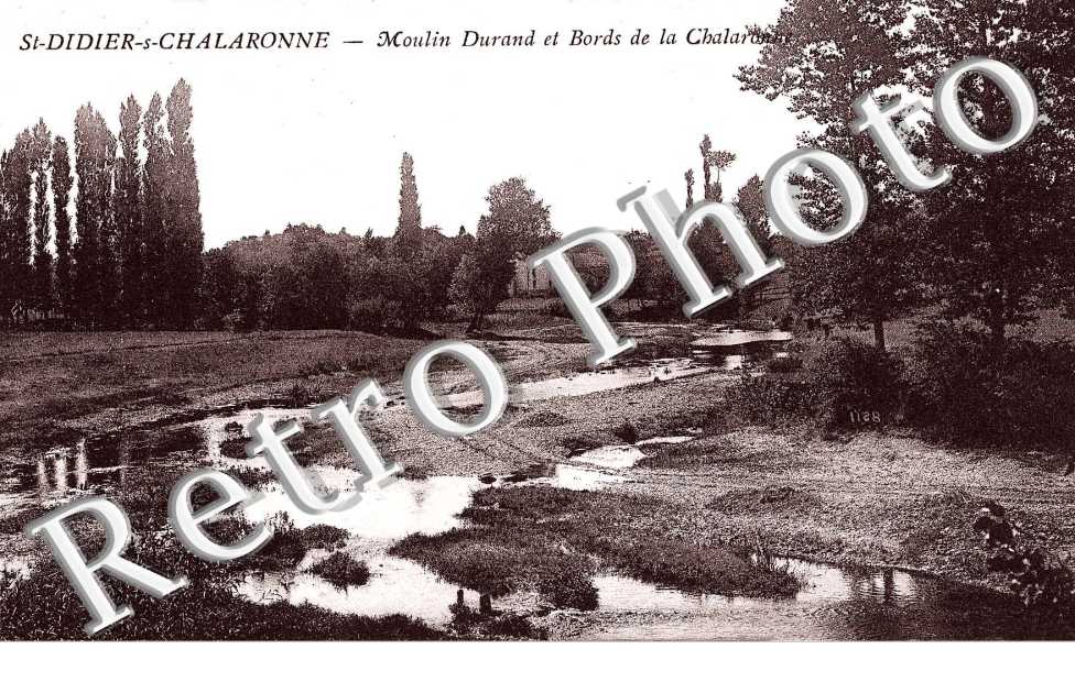 Moulin Durand et bords de la Chalaronne