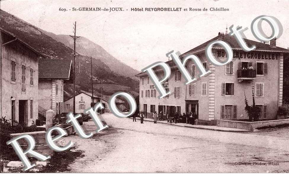 hotel Reygrobellet et route de Chatillon