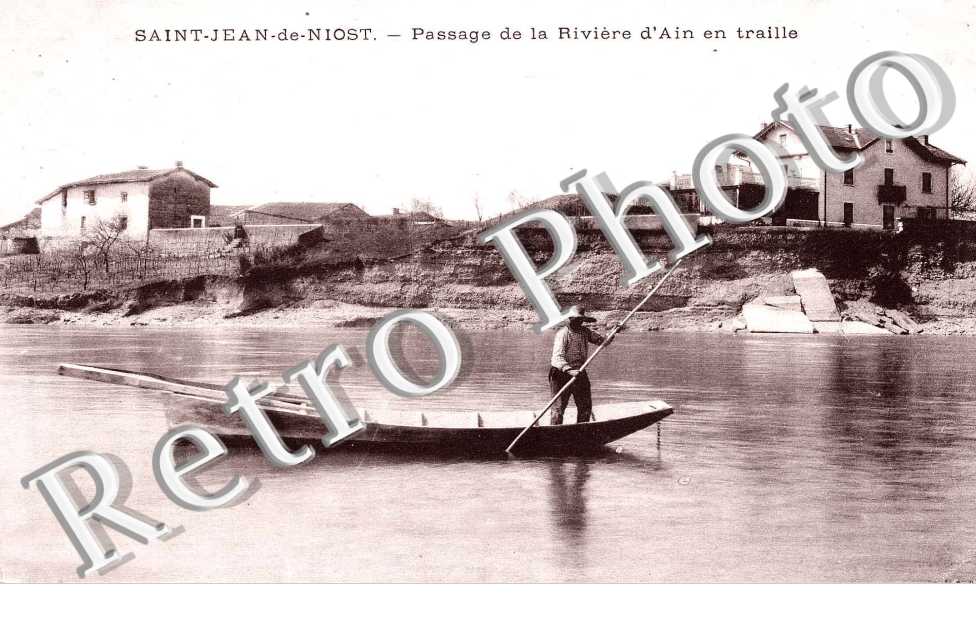 Passage de la Riviere d'Ain en traille